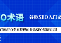 最全SEO术语，谷歌SEO入门指南必备！